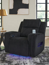 Tampa Furniture Outlet Lutz - Ashley Furniture - Forest Lake Living Room - PWR Recliner/ADJ Headrest / Black - PC6420213